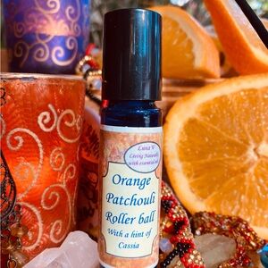 Orange Patchouli Roller Ball - Natural Essential Oil Blend